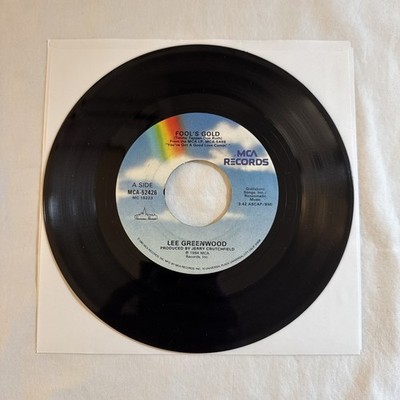 Lee Greenwood - Worth It For The Ride/ Fool's Gold 7'' 45rpm VG+