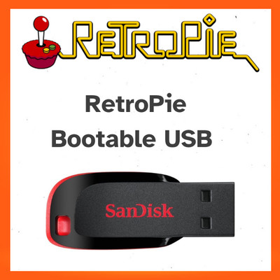 RetroPie x86 Bootable USB | Retro Gaming | Raspberry Pi OS on Any PC