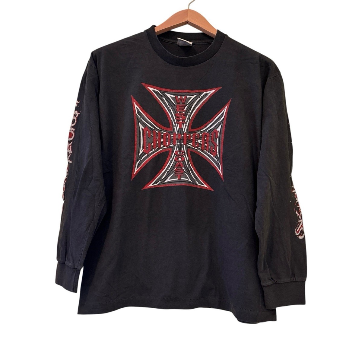 VINTAGE WEST COAST CHOPPERS JESSE JAMES DEVIL SPADE Long Sleeve L
