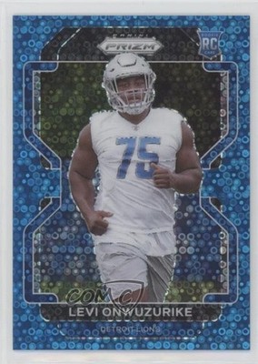 2021 Panini Prizm No Huddle Blue 5/79 Levi Onwuzurike #423 Rookie RC 0c3