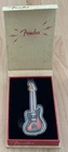 2024 Pamp Suisse Fender Jaguar Guitar Shaped 1 oz Reverse Proof Silver Box COA
