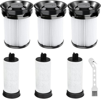 Alrens 3 Pack Fine Dust Vacuum Filter for Miele TriFlex HX1 HX1 Pro Cordless
