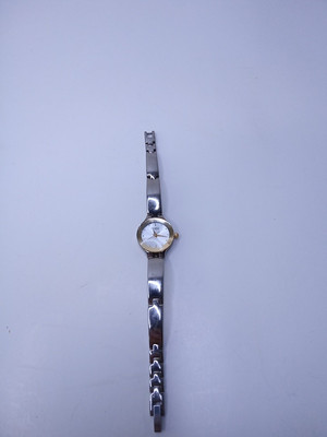 Caravelle by Bulova Women's Quartz Watch Silver 6.5'' Band 20mm Case- New Battery