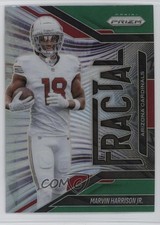 2025 Panini Prizm Fractal Green Prizm Marvin Harrison Jr #12 1h4z