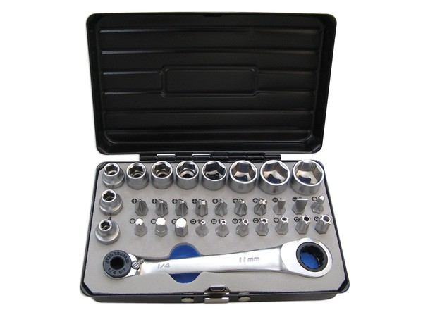 "Laser Tools SteckschlüSsel- Und Bit-Set 1/4\" D 31-Teilig 6717"-image