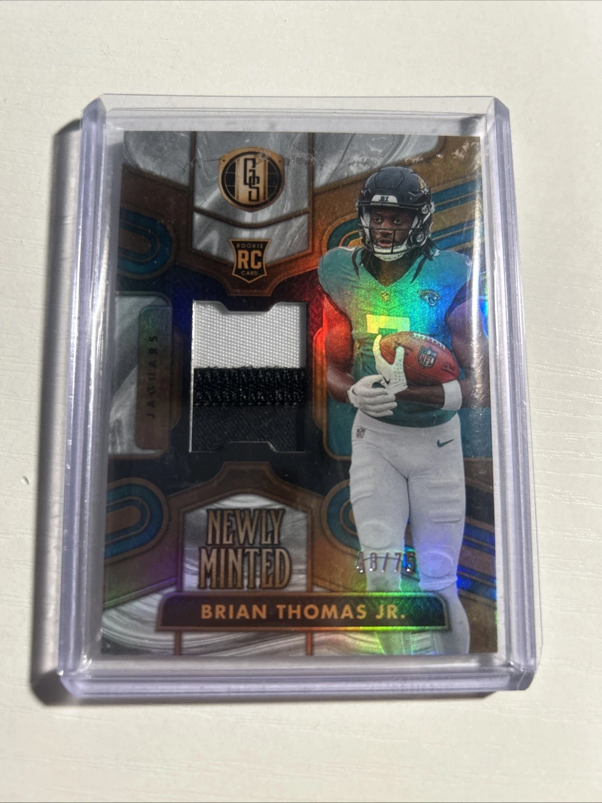 Brian Thomas Panini Gold Standard Newly Minted Memorabilia #NMMBTJ Base