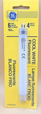 GE 6" Cool White Fluorescent Light Bulb 4Watts F4T5/CW, BRAND NEW