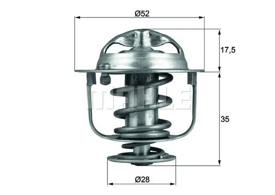 Thermostat TX 119 82D MAHLE for ROVER HONDA ACURA - Image 6