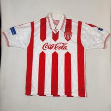 Vintage Club Necaxa Jersey Shirt Mens Large FMF Soccer Adidas Afore Garante 90s