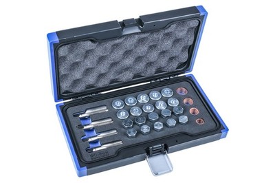 CONDOR Reparatur-Satz für Ölablass-Gewinde Universell verwendbar (64-tlg.) 5368