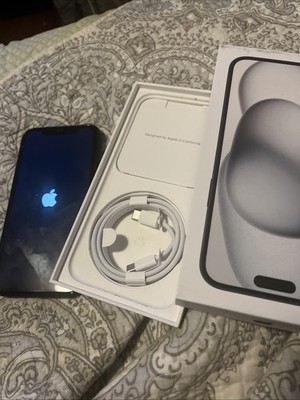 Apple iPhone 15 Pro - 256 GB - Black Titanium (AT&T) for sale
