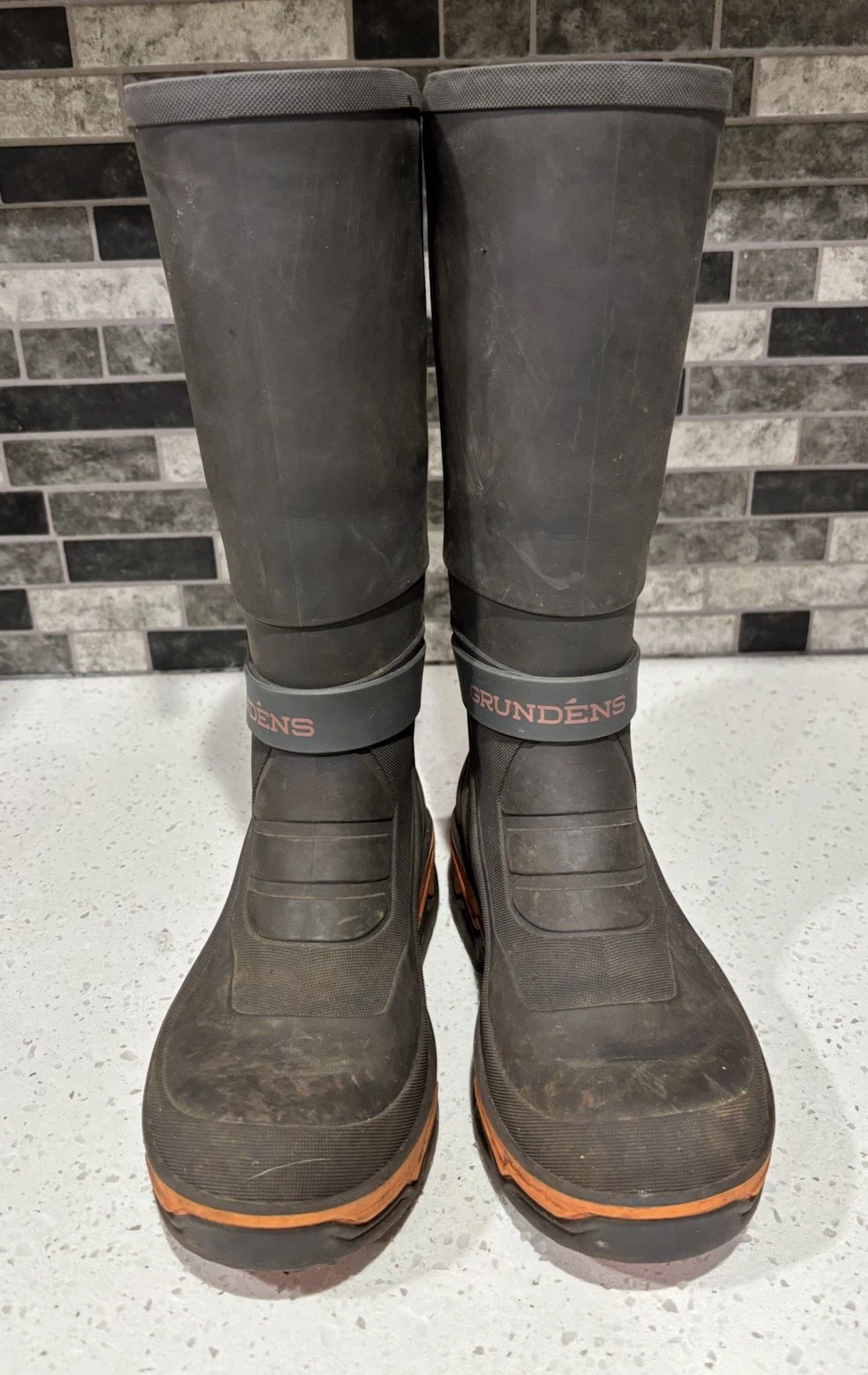 Grundens 15" Boot Deck Boss Waterproof Mens Size 5/ Women's Size 7