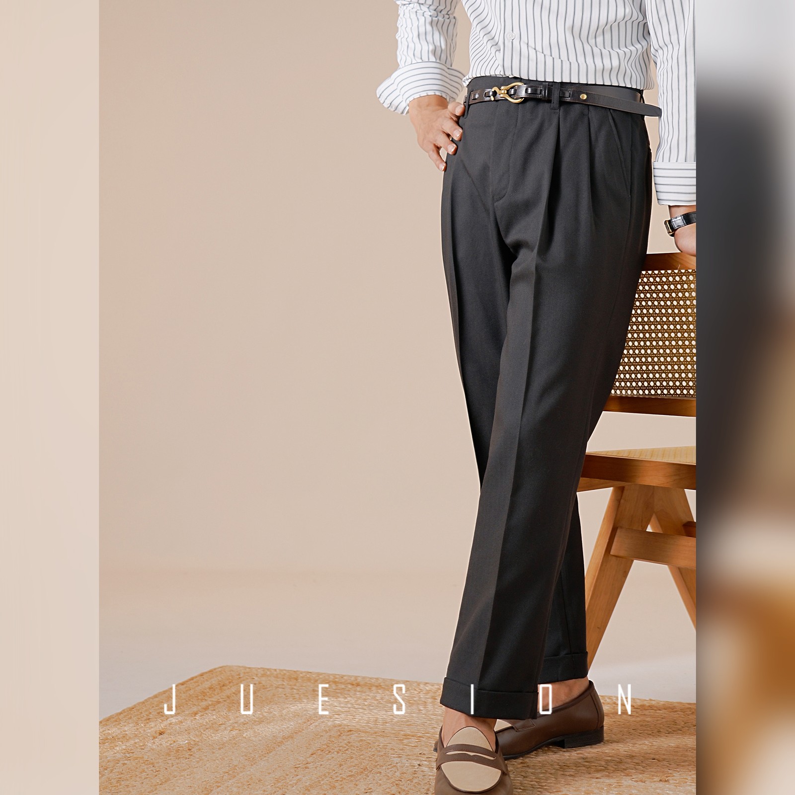 Men's Breathable Linen Trousers Straight Leg Casual Retro Business Suit Pants US