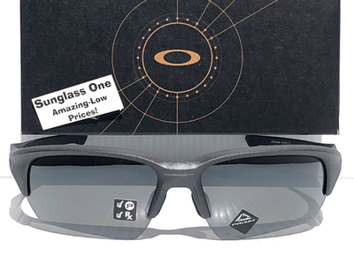 NEW Oakley FLAK BETA Steel PRIZM POLARIZED Black Lens Sunglass