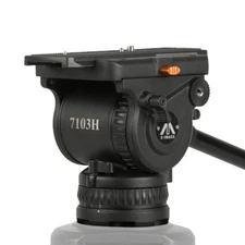 Ikan E-Image 100mm Heavy Duty Fluid Video Head with Camera Plate