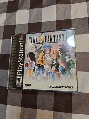 Final Fantasy IX 9 Sony PlayStation 1 Black Label Complete Tested Manual