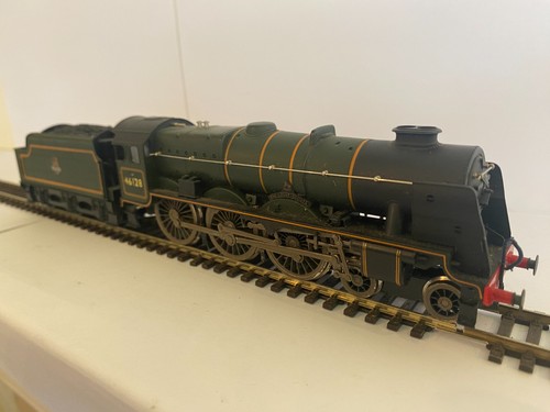 Airfix OO Spur 4-6-0 BR grün 6P Royal Scot Dampflok Nr.46128, ohne OVP | Condition: Used