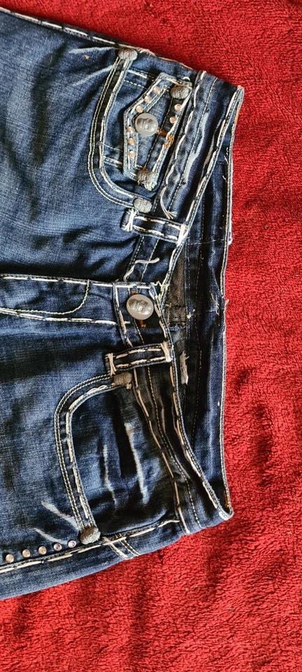 Jeans vintage Laguna Beach Co talla W32" L33" tiro 10" (ancho de pierna alterado) Foto 4 de 4