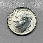 1961 Roosevelt Dime 90% Uncirculated Silver 10c US Coin