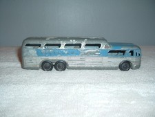 Vintage Greyhound Die Cast Steel Bus about 7" long