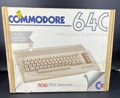 Commodore 64C, 1802 Monitor, 1541-II, printer, Vintage Tested over 35 games