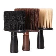 Barber Neck Face Duster Soft Brush Hairdressing Hair Cutting Classic Wood Handle
