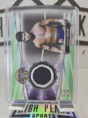 Jordan Devlin (JD McDonagh) 2021 Topps WWE Mat Relic #MR-JD Green /199