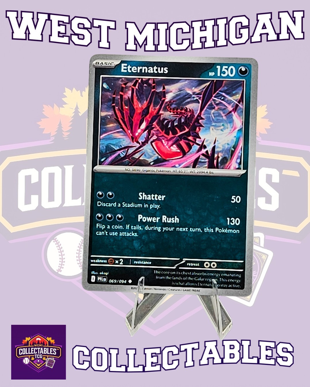 Eternatus 069/094 Me02: Phantasmal Flames Regular - Pokemon TCG NM