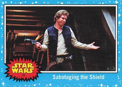 2017 Topps Reise nach Star Wars Die letzten Jedi Sabotaging the Shield #38