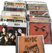 Mixed CD Lot Of 19 Heavy Metal, Hard Rock ,Classic Rock , Etc AC/DC Jimi Hendrix