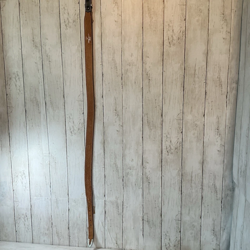 New!  Women's 45” Tooled Black Leather Belt - Image 3 of 4