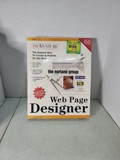 ProVenture Web Page Designer Vintage Software NEW Sealed Windows 95/98