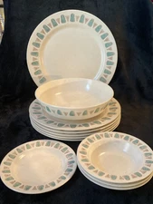 Vtg. Metlox - Poppytrail - Vernon "Navajo" 1950's Set of Plates & Bowls...MCM