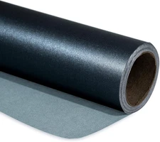 Black Matte Wrapping Paper - Solid Color Pearly - lustre Paper Perfect for Weddi