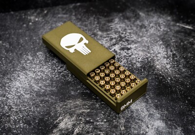9mm 50 Round Ammo Storage Box - 3D Printed
