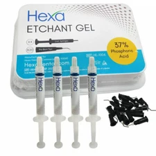 HEXA ETCH GEL 37% 4 X 2 ML SYRINGES & 20 TIPS