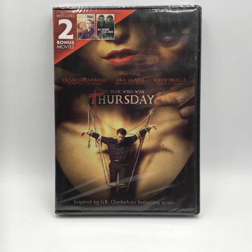 The Man Who Was Thursday DVD + 2 Bonus Movies Antichrist Horror Film Love Rage