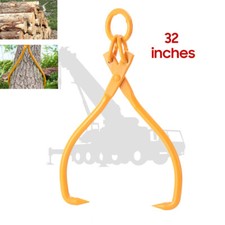 32'' Forestry Lifting Skidding Timber Tongs with Ring Hook Steel Garbber Tool