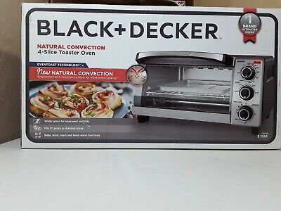 BLACK+DECKER TO1755SB Natural Convection Toaster Oven Stainless Steel -  Silver for sale online