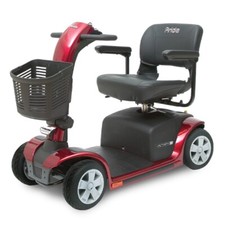 Pride Mobility Victory 9 4-Wheel Scooter, Candy Apple Red