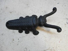 Cast Iron Bug Beetle Figural Boot Jack Tool  Shoe Horn Bootjack Farm Mud Room