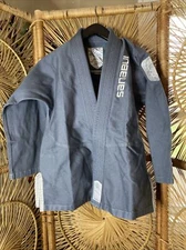 Sanabul Silver fox Kimono / Gi Top Youth Gray K3 Excond NWOT