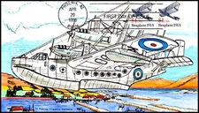 Scott 2468 $1.00 Sea Plane Mail James Paslay Hand Painted FDC Pair 98 Of 100