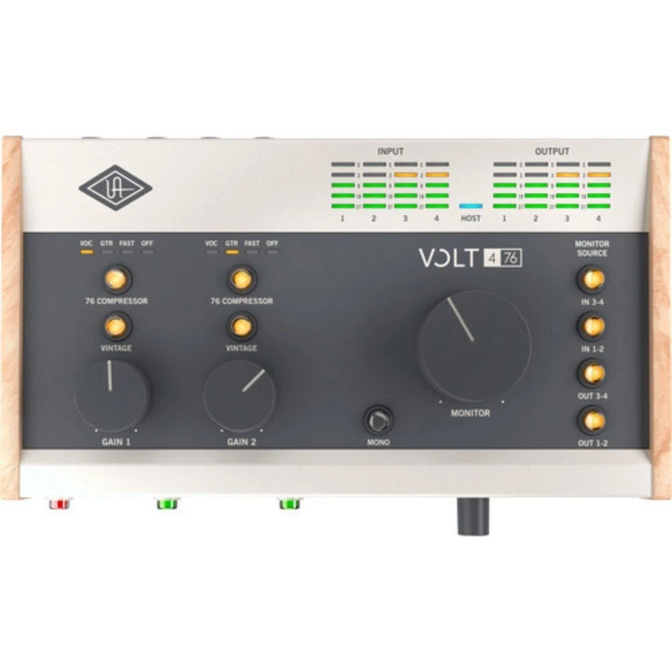 Universal Audio Volt 476 Portable 4x4 USB Type-C Audio/MIDI Interface - Image 4 of 4