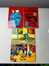 The Adventures Of Tin Tin Le Lotus Bleu Art Photo Wall Hanging 12x8 In Lot Of 4