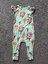 Posh Peanut, Sophia Ice Cream Romper, NWOT, 3-6, 6-9, 9-12, 12-18, 18-24, & 2T