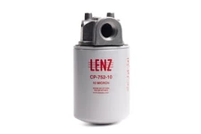 Lenz Spin-On Filters Assembly: 25 Micron, 3/4 NPTF Port, 15 PSI Bypass