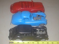 3 Vintage Ideal Motorific Plastic Toys For Parts or Repair