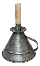 LANCASTER Metal Taper Candle Holder, 5.5" Tall, by The Country House Collection