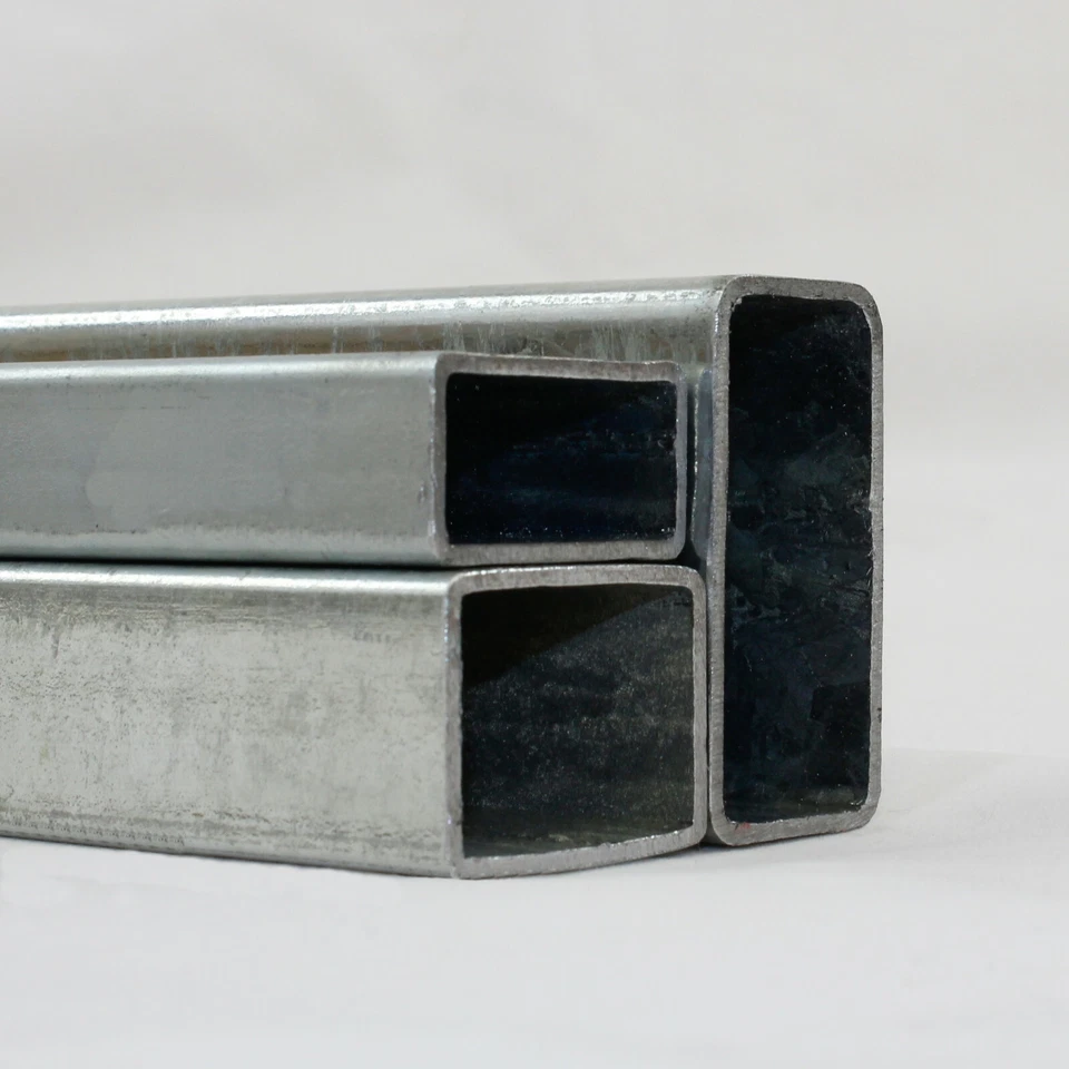 STAHL-SHOP24 Stahl Rechteckrohr verzinkt Rechteckrohr feuerverzinkt Hohlprofil - Bild 4 von 4